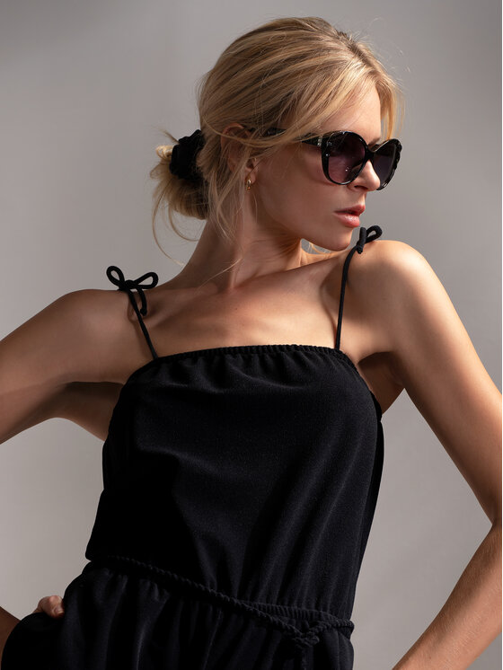 Miss Lou Miss Lou Elastico per capelli A-BE1-CZ Nero