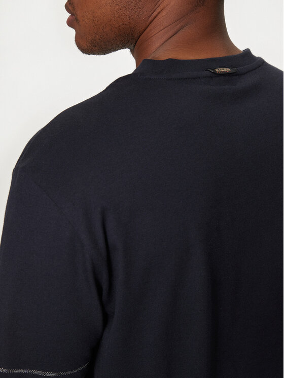 Napapijri Napapijri T-Shirt S-Rollin NP0A4I3D Dunkelblau Regular Fit