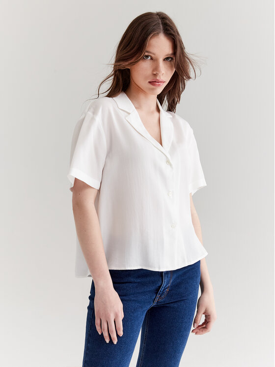 Americanos Srajca Savannah Resort Bela Relaxed Fit