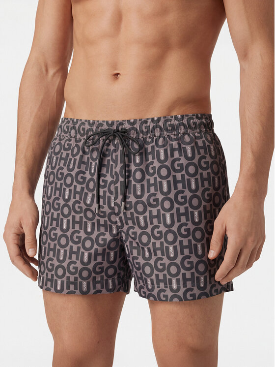 HUGO HUGO Plavecké šortky Nalu 50561228 Sivá Regular Fit