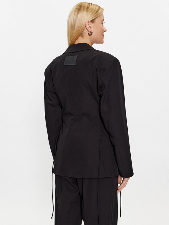 HUGO Hugo Піджак Almere 50494290 Чорний Relaxed Fit