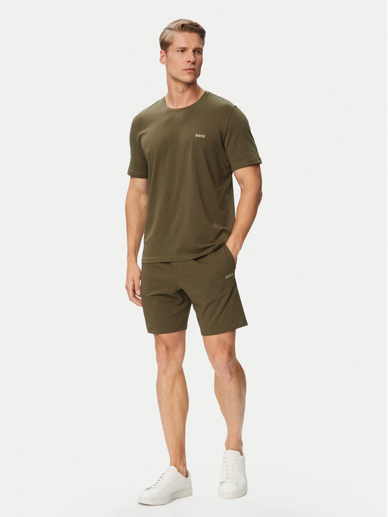 BOSS BOSS T-shirt Mix&Match 50515312 Kaki Regular Fit