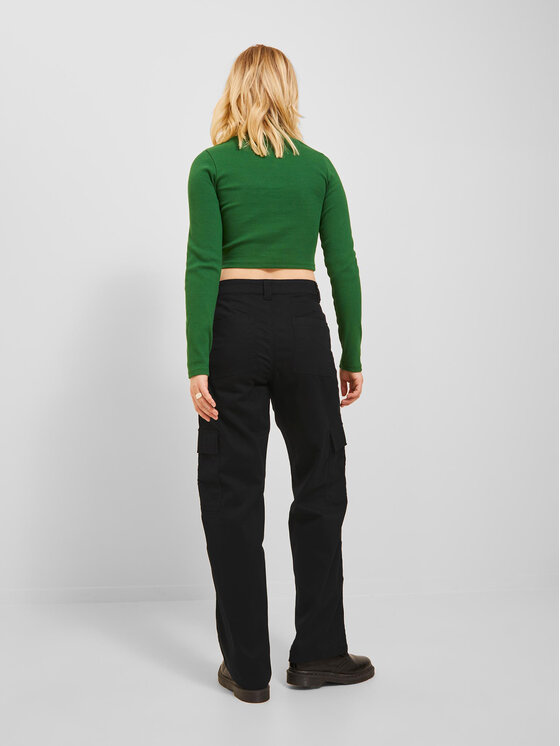 JJXX JJXX Παντελόνι υφασμάτινο 12236946 Μαύρο Regular Fit