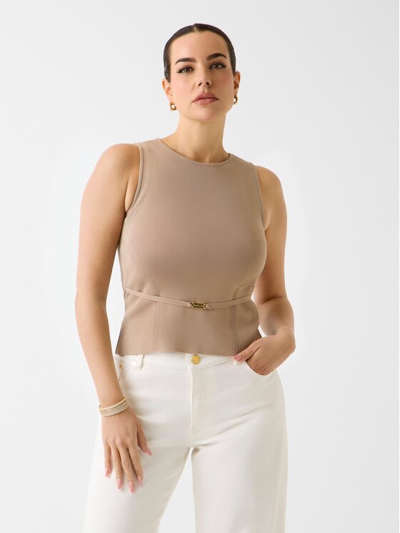 Marciano Guess Marciano Guess Пуловер G6GR23 Z0760 Кафяв Regular Fit