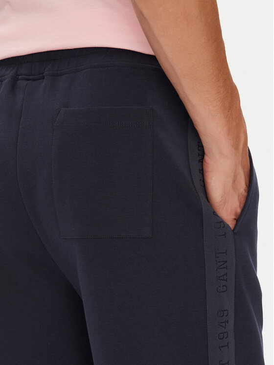 Gant Gant Szorty sportowe 2825122T Granatowy Regular Fit