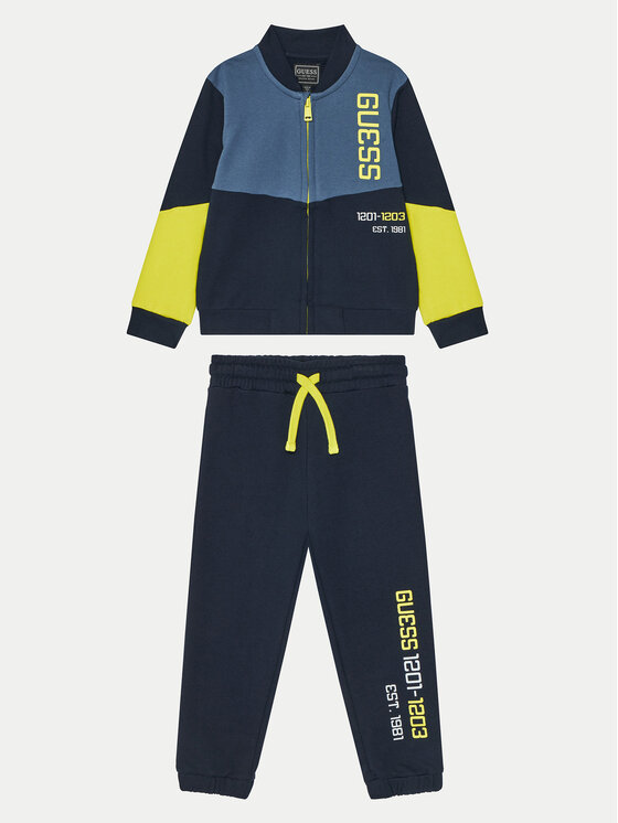 Guess Guess Treniņtērps N5RG06 KA6R4 Tumši zils Regular Fit