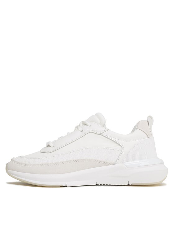 Calvin Klein Calvin Klein Laisvalaikio batai Flexi Runner Lace Up-Nano Mn Mix HW0HW01581 Balta