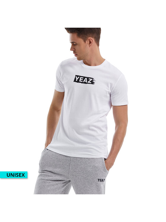 Yeaz Yeaz T-Shirt CHAY T-Shirt Biały Regular Fit