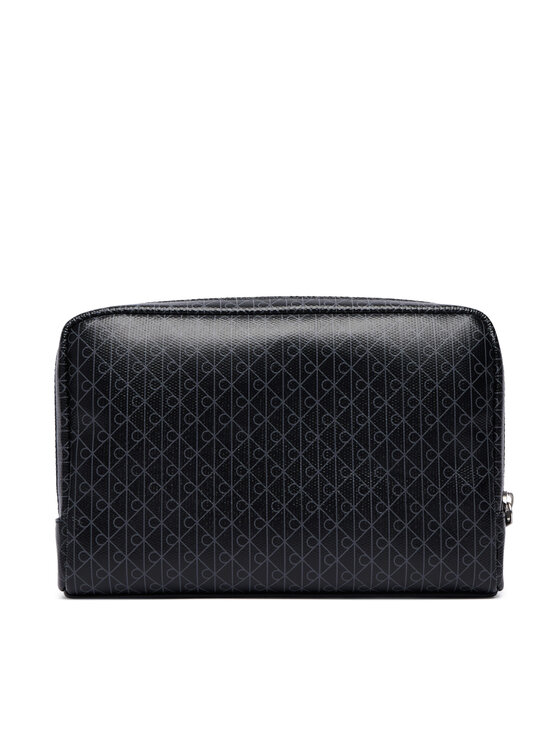 Calvin Klein Calvin Klein Несесер Emblem Aop Coated Pouch W/ Handl LV04D1240G Черен