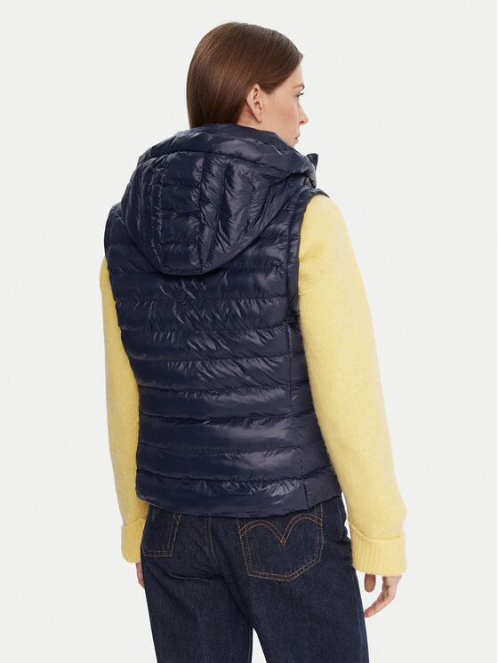Tommy Hilfiger Tommy Hilfiger Αμάνικο Μπουφάν WW0WW47352 Σκούρο μπλε Slim Fit