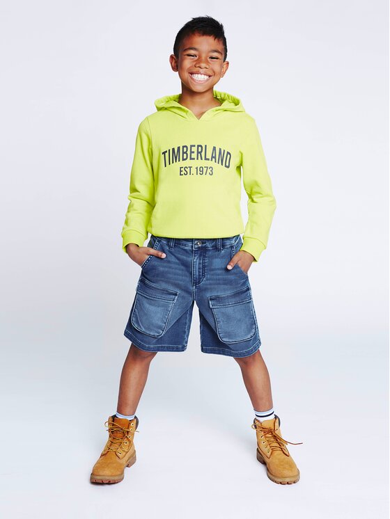 Gyerek Pulóver Timberland, Méret: 10Y, Sárga, T25U07 S