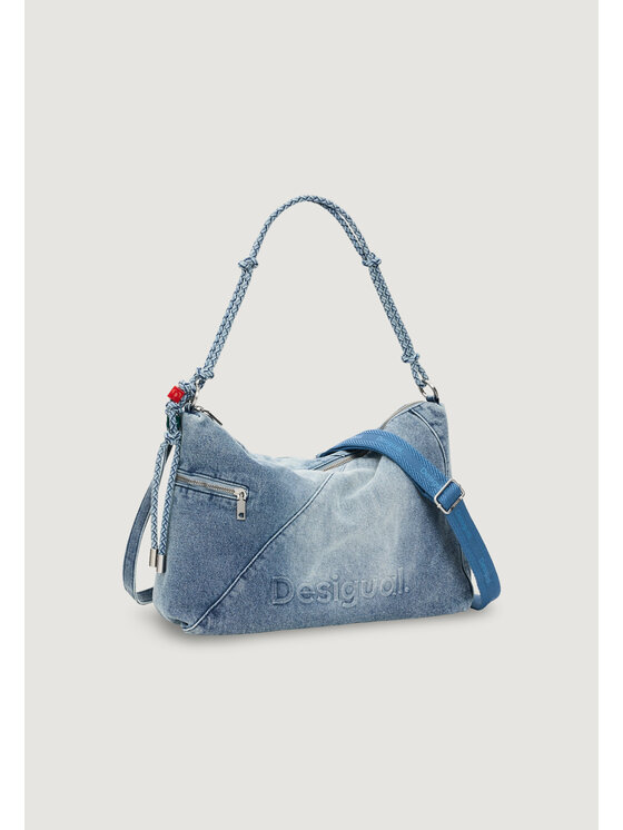 Desigual Desigual Τσάντα BAG_HALF LOGO L Μπλε