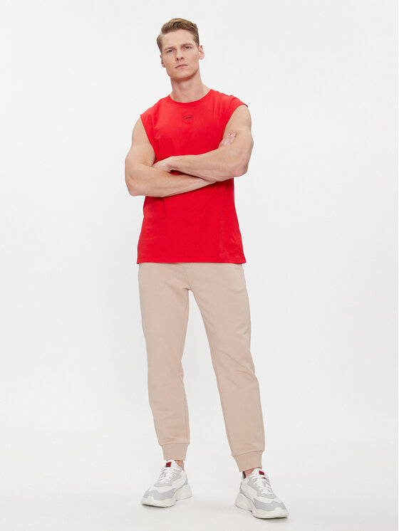 HUGO Hugo Spodnie dresowe Dayote232 50489617 Beżowy Regular Fit