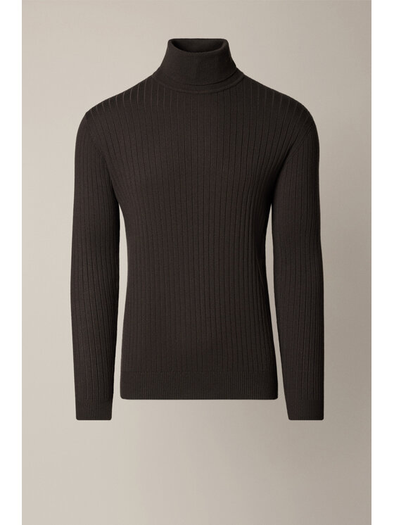 Lancerto Lancerto Sweter Vorn SW073225000085 Brązowy Regular Fit