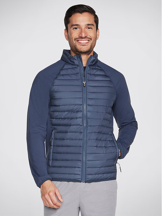 Skechers Skechers Giacca di transizione Goshield Hybrid Jacket JA23 Blu scuro Regular Fit