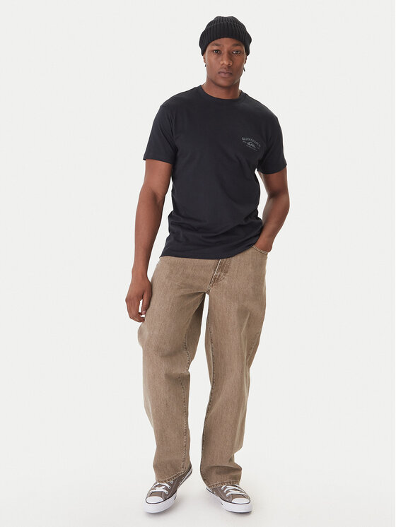Quiksilver Quiksilver Póló Anchor EQYZT08178 Fekete Regular Fit