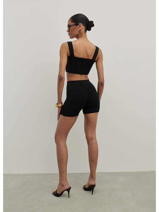 La Mania La Mania Top NEVER TOP 800 Czarny Classic Fit