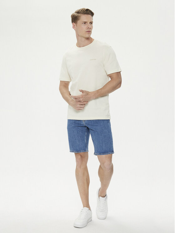 Calvin Klein Calvin Klein Szorty jeansowe K10K112941 Niebieski Slim Fit