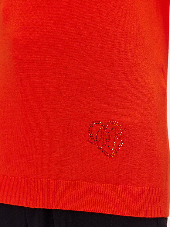 Liu Jo Liu Jo Sweter WF3127 MA18F Pomarańczowy Regular Fit