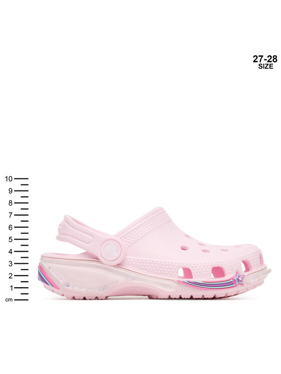 Crocs Crocs Šlepetės Classic Star Sparkle Shaker Clog 211620 Rožinė