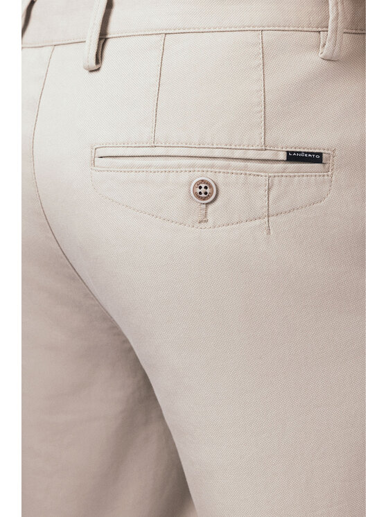 Lancerto Lancerto Chinosy Mikkeli SP082125000011 Beżowy Slim Fit