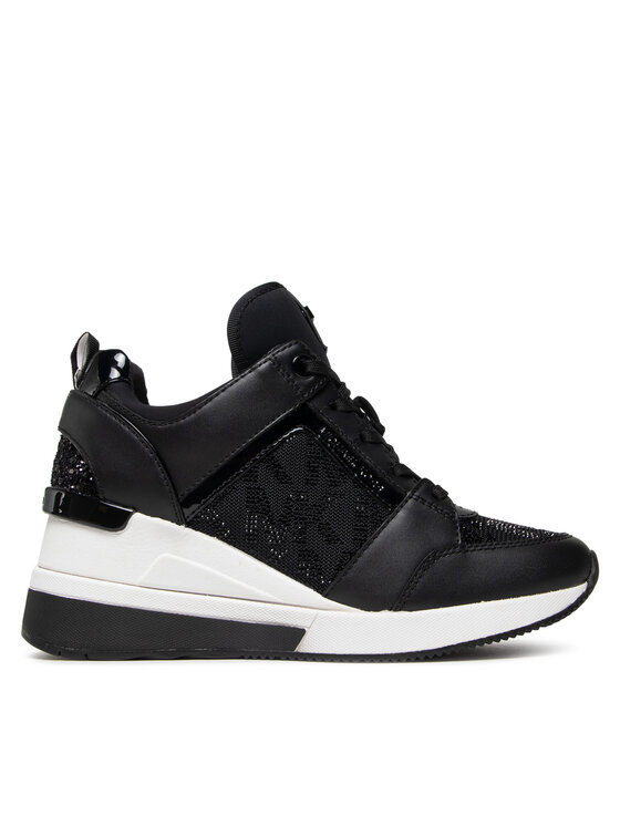 Georgie woven leather trainer white hot sale