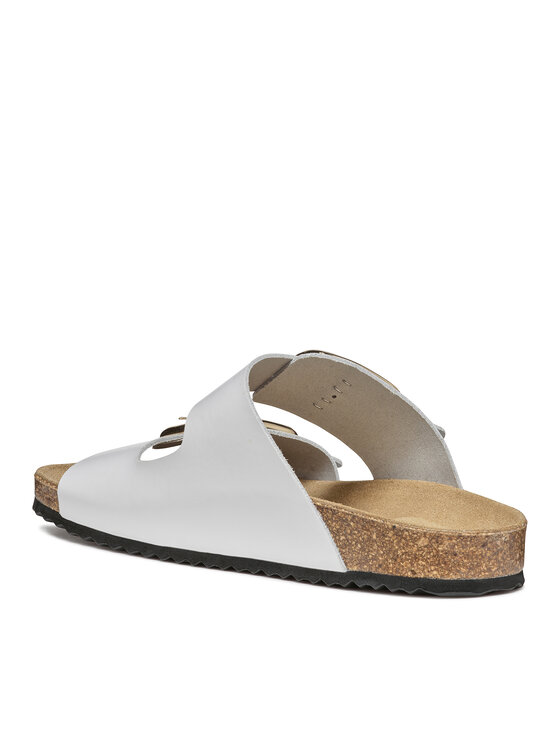 Geox Geox Şlapi D Brionia R D45Y3B 00085 C1000 Alb