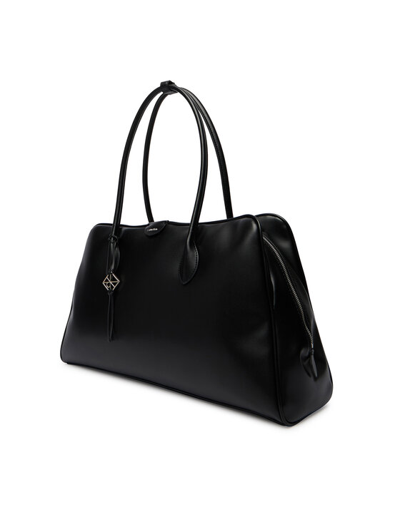 Calvin Klein Calvin Klein Kabelka Emblem Trio Large Work Bag LV04F3368G Černá