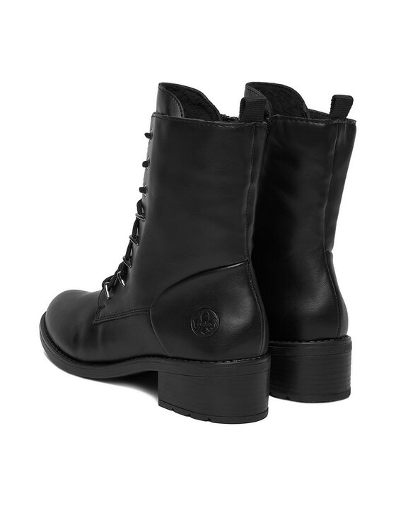 Rieker Rieker Schnürschuhe 75430-00 Schwarz