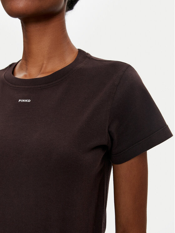 PINKO Pinko T-särk Moro 100373 A228 Pruun Regular Fit