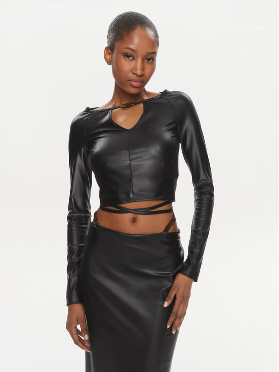 Versace Jeans Couture Versace Jeans Couture Halenka 76HAM204 Černá Skinny Fit
