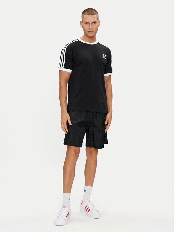 adidas adidas Tricou Adicolor Classics 3-Stripes T-Shirt IA4845 Negru Slim Fit