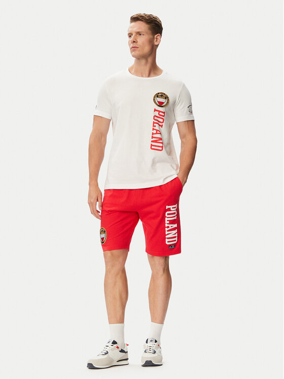 Beverly Hills Polo Club Beverly Hills Polo Club Majica F-SS26M-TS0005 POL Bela Regular Fit