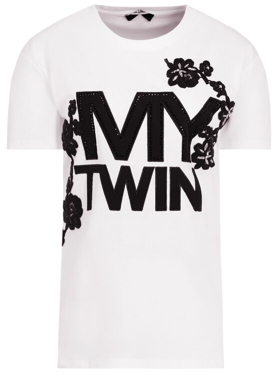 My Twin My Twin T-shirt 201MP235H Bijela Regular Fit
