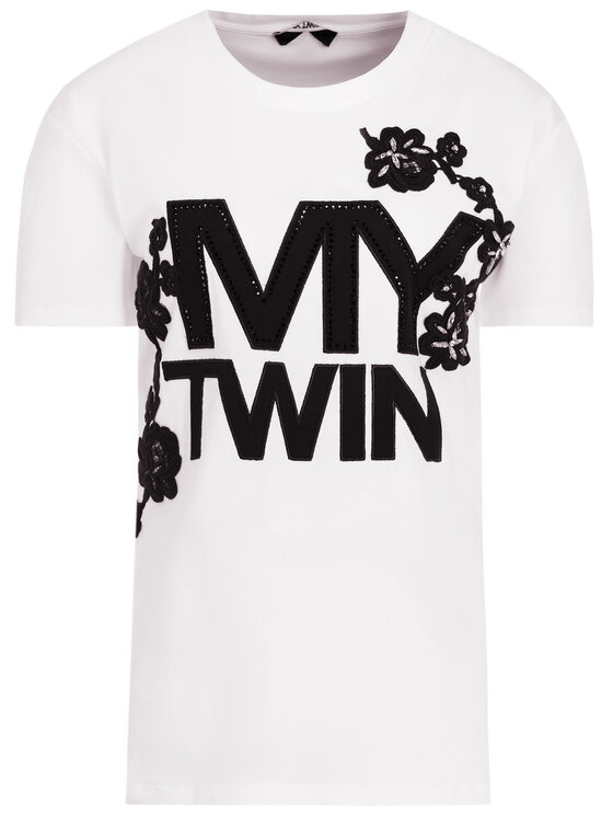 My Twin My Twin T-Shirt 201MP235H Weiß Regular Fit