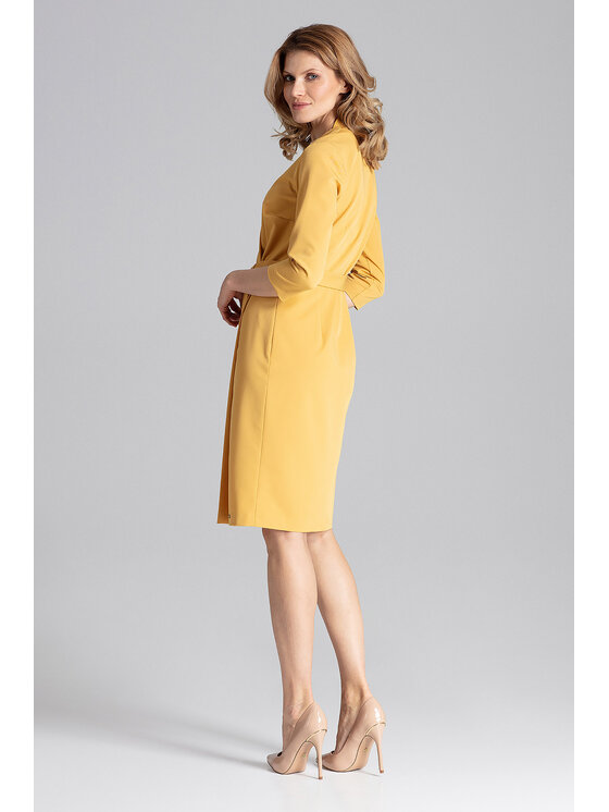 FIGL FIGL Vestito da giorno M654 Giallo Regular Fit