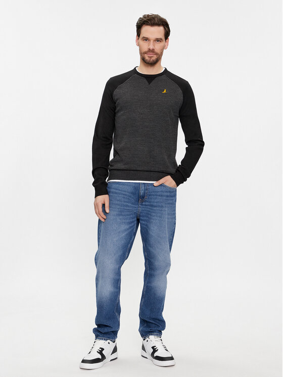 Brave Soul Brave Soul Sweter MK-230HIGGS Szary Regular Fit