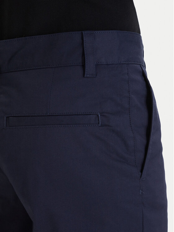 HUGO HUGO Auduma šorti Genar261S 50567293 Tumši zils Slim Fit