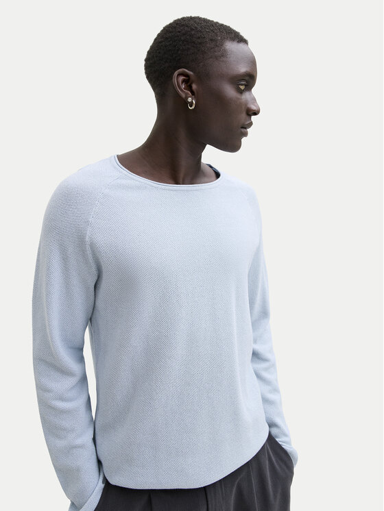 Jack & Jones Jack & Jones Sweter Hill 12157321 Błękitny Regular Fit