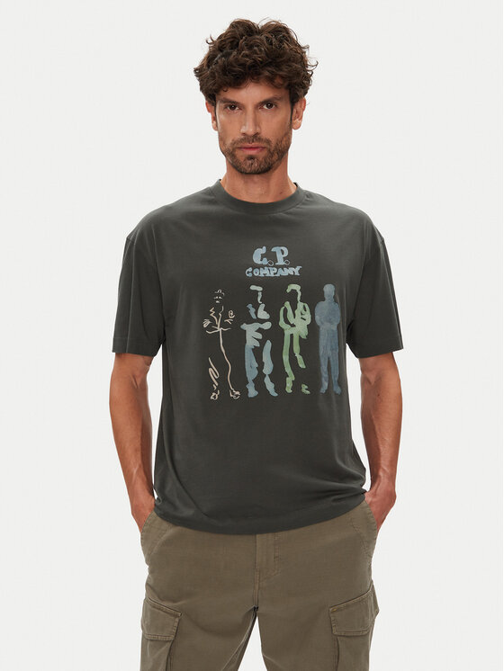 C.P. Company C.P. Company T-Shirt 19CMTS105A005100W Grau Regular Fit
