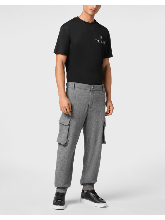 PHILIPP PLEIN PHILIPP PLEIN Spodnie cargo 23023 Beżowy Cargo Fit