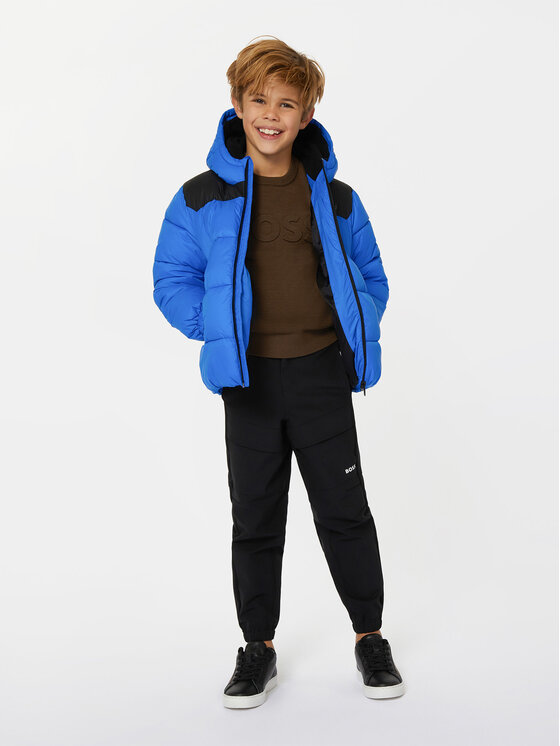 BOSS BOSS Зимно яке J26521 D Тъмносин Regular Fit