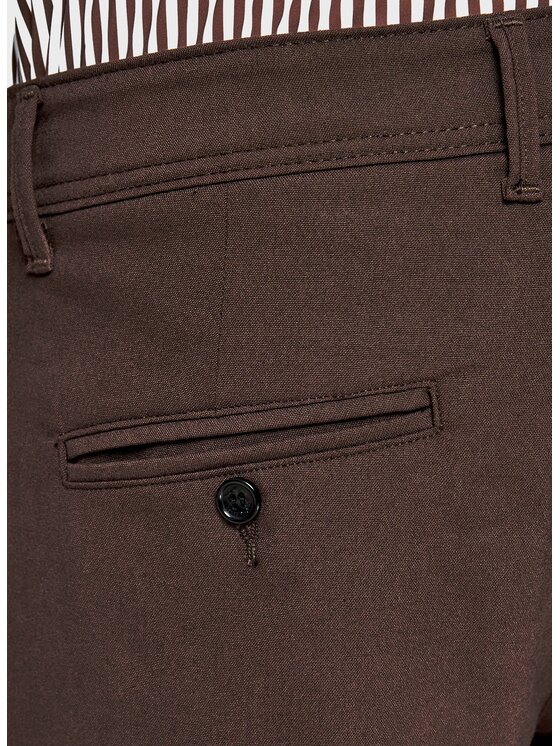 Pako Lorente Pako Lorente Chinosy P26SF-WX-009 Brązowy Slim Fit