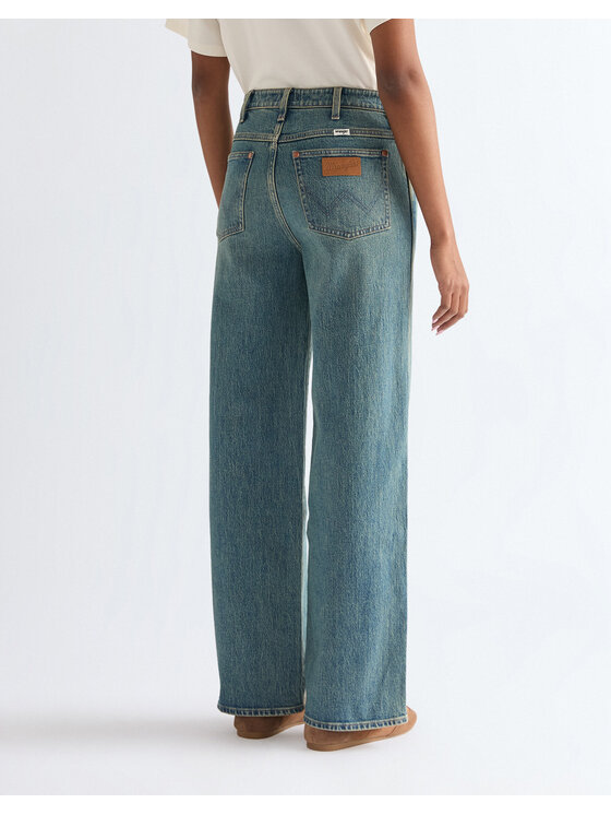 Wrangler Wrangler Jeansy LOOSE STRAIGHT Niebieski Loose Fit