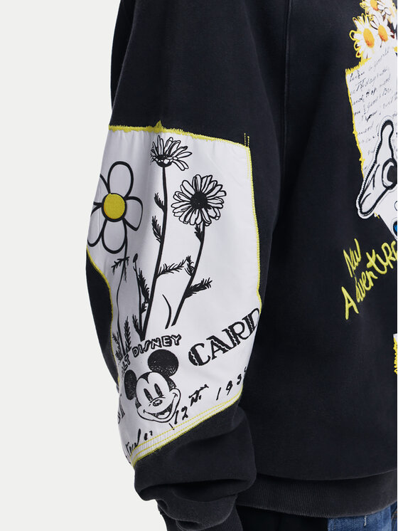 Desigual Desigual Mikina Minnie 25SWSK25 Čierna Regular Fit