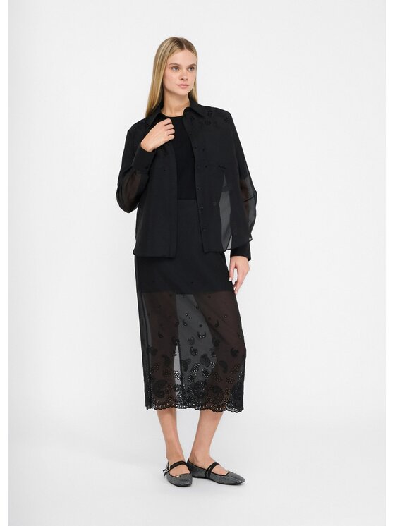 Liu Jo Liu Jo Camicia UF5237T687022222 Nero Regular Fit