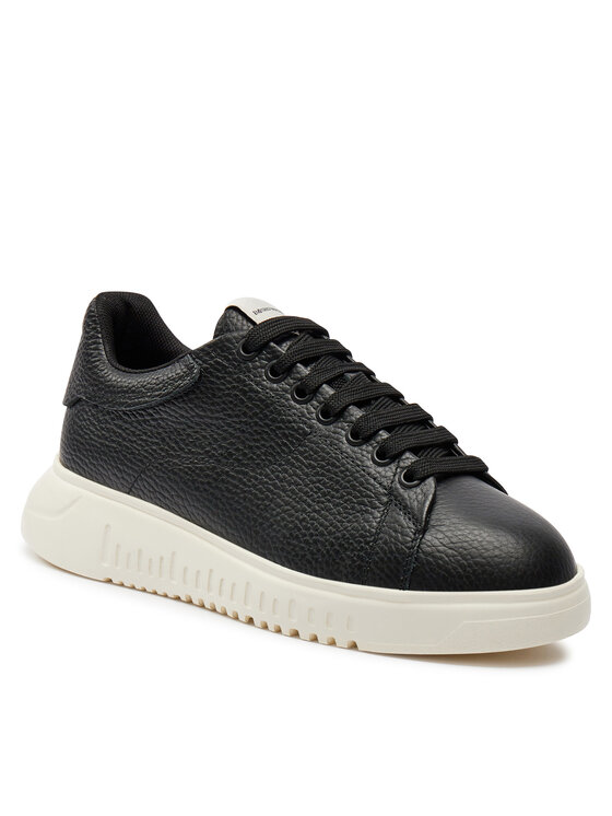 Emporio Armani Emporio Armani Сникърси X3X024 XF768 00002 Черен