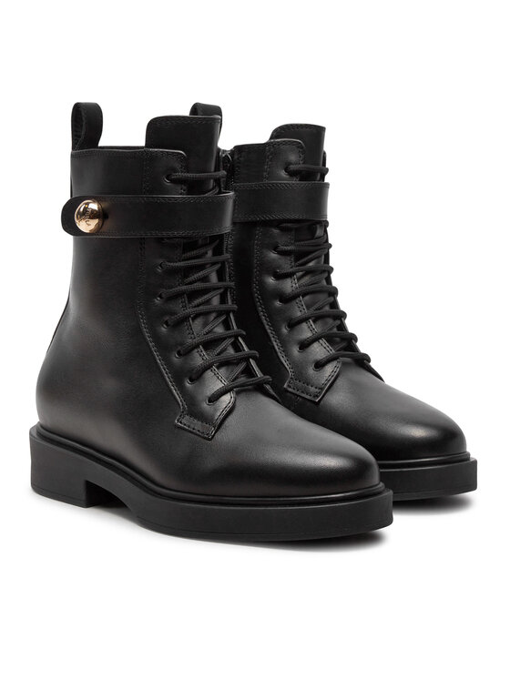 Furla Furla Kotníková obuv Sfera Army YI46SFE WU0000 O6000 Černá