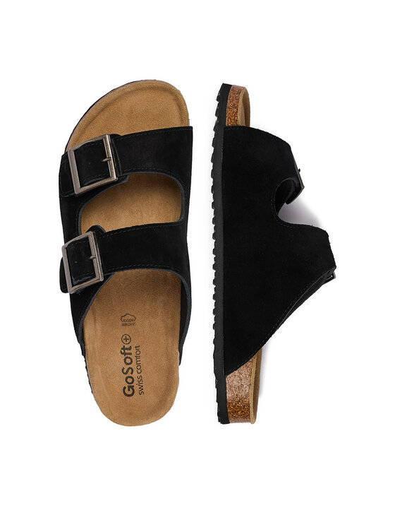 Go Soft Go Soft Ciabatte EOHP-ALMELO-01 Nero