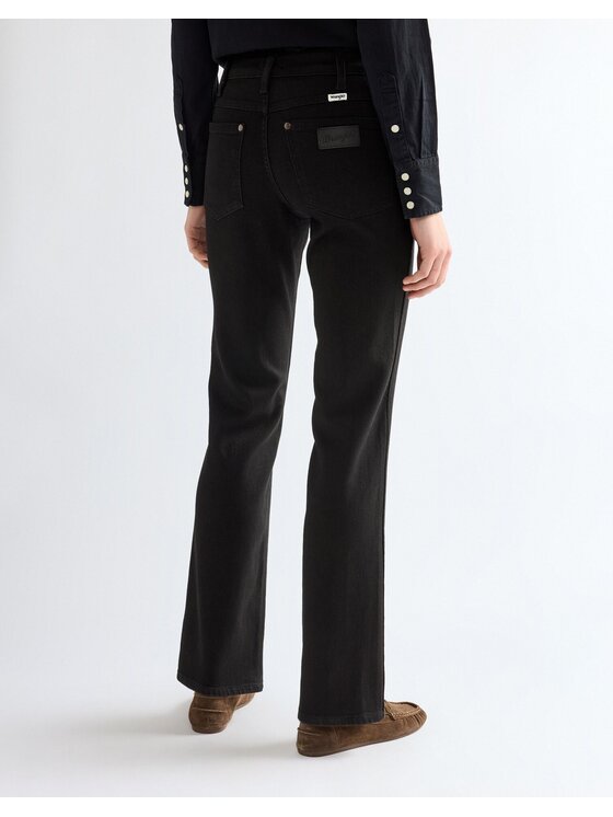 Wrangler Wrangler Jeansy STRAIGHT Czarny Straight Leg